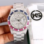 Swiss Grade 1 Replica Rolex GMT Master II Stainless Steel Iced Out Watch_th.jpg